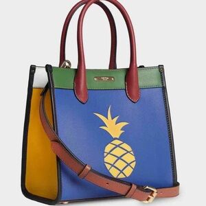 Jeff Wan s NWT handbag tote crossbody inclusive color block Rainbow Hampton $395